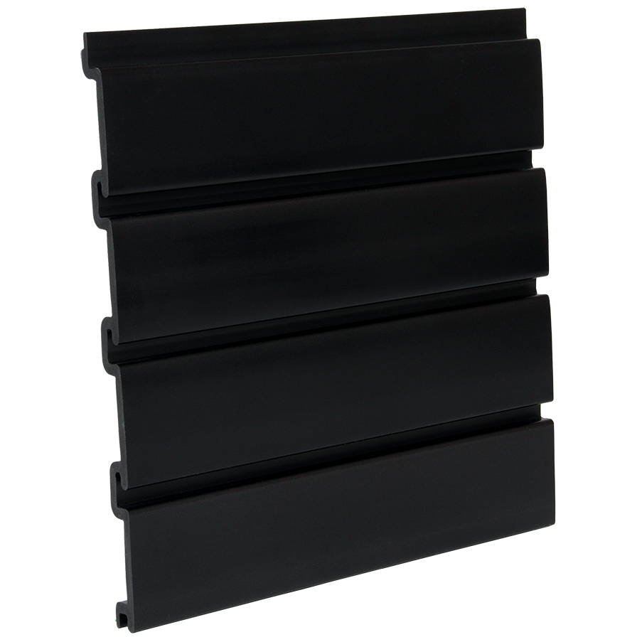 PVC Black Slatwall Panel